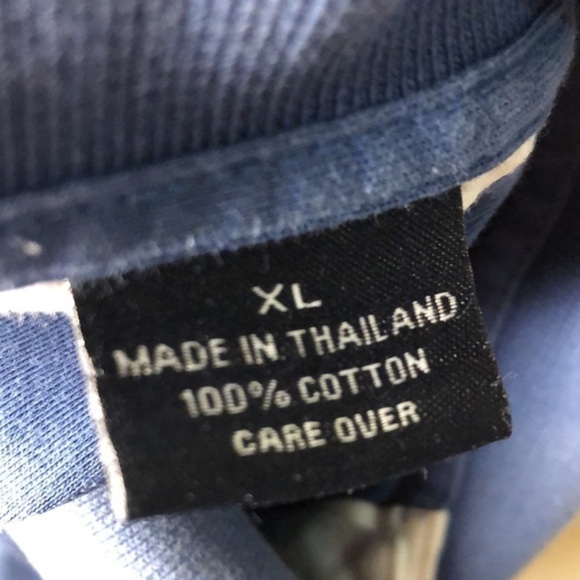 GREY GOOSE | Mens Grey Goose Logo 3-Button Collared Blue Cotton Polo | XL - Picture 9 of 9